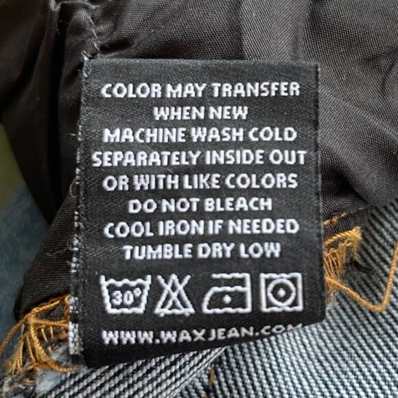 Wax Jean Collection Womens 7 28 Mom Blown Out Knee Ripped High Waist Denim 90250 - Picture 15 of 16